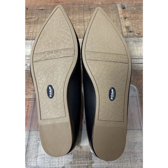 Classic Black Leather Flats - Picture 6 of 10